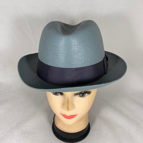 Stacy Adams Fedora TOYO Hat SA582-GREY2 NWT